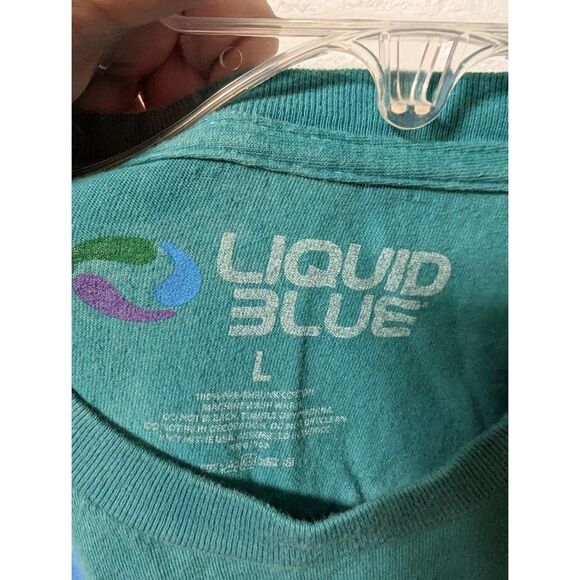 Liquid Blue Men's Tie-dye Simpsons, The Christmas Cheer T-Shirt Green Large - Picture 8 of 8